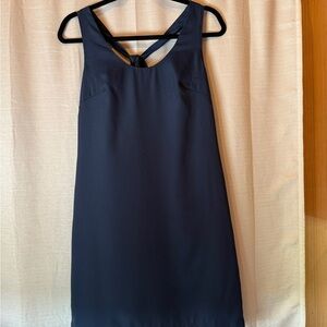 J. Crew Navy Backless Dress